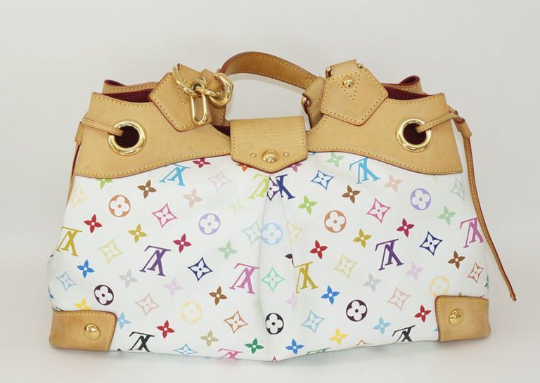 Louis Vuitton White Multi Colored Ursula Handbag - Image 3