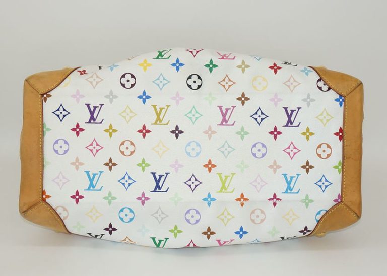 Louis Vuitton White Multi Colored Ursula Handbag - Image 5