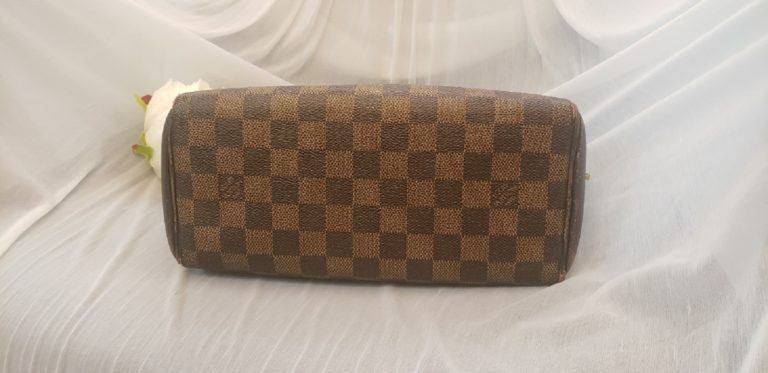 Louis Vuitton Brera Ebene Brown Damier Leather Shoulder Bag - Image 3