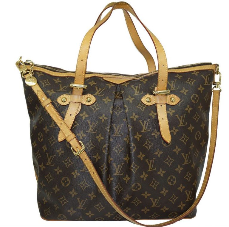 Authentic Louis Vuitton Palermo GM Handbag in Monogram Canvas